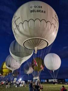 G-OCOX hot air balloon, a Ballonbau Worner NL-STU/1000, added to the archive 7 September 2026. Photograph by Paul Wade