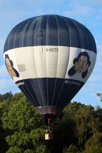 Cts hot air balloon G-OCTS, a Cameron Z-90, added to the archive 7 September 2026. Photograph by G Bann