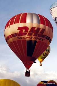 G-ODHL hot air balloon, added to the archive 27 August 2026. Photograph by Mike Clarke
