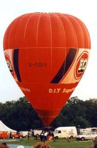 G-ODIY hot air balloon, added to the archive 27 August 2026. Photograph by Bill Teasdale