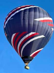 G-ODLD hot air balloon, a Cameron Z-600. Photograph by Balloon Spotters Archive