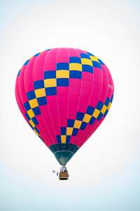 G-ODRT hot air balloon, a Cameron Z-105, seen at Arrow, Warwickshire, United Kingdom on 31 May 2025. Photograph by Dave