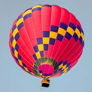 G-ODRT hot air balloon, a Cameron Z-105. Photograph by Dave