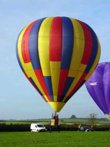 G-OERR hot air balloon, a Lindstrand Balloons LBL 60A. Photograph by Paul Coman