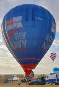 G-OFAA hot air balloon, a Cameron Z-105, added to the archive 22 September 2026. Photograph by George_Madd