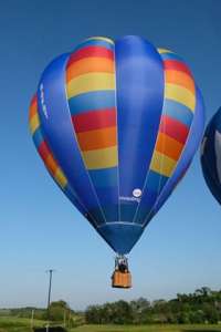 G-OFBT hot air balloon, a Cameron O-84. Photograph by Fairview Balloon Team