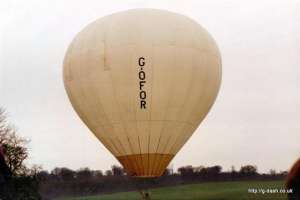 G-OFOR hot air balloon, added to the archive 27 August 2026. Photograph by G Duke