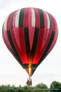 G-OGJM hot air balloon, a Cameron C-80. Photograph by Balloon Spotters Archive