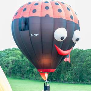 G-OIIY hot air balloon, an Ultramagic S-70, seen at Arrow, Warwickshire, United Kingdom on 30 May 2026. Photograph by Dave
