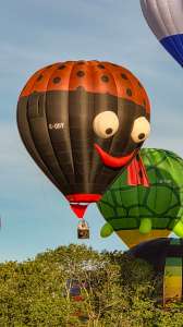 G-OIIY hot air balloon, an Ultramagic S-70. Photograph by Dave