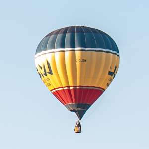 Jbm hot air balloon G-OJBM, a Cameron N-90