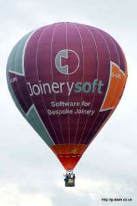 G-OJMS hot air balloon, a Cameron Z-90, added to the archive 7 September 2026. Photograph by Balloon Spotters Archive