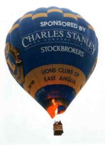 G-OLEO hot air balloon, a Cameron Balloons Thunder AX10-210 S2. Photograph by Paul Coman