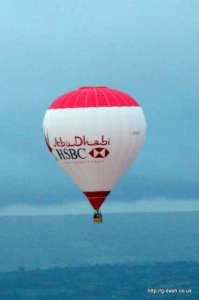 G-OLFF hot air balloon, a Cameron Z-120. Photograph by Balloon Spotters Archive