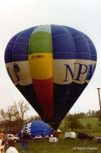 G-ONPI hot air balloon, added to the archive 27 August 2026. Photograph by G Duke