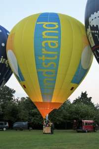 G-OPER hot air balloon, a Lindstrand Technologies LTL Series 1-70. Photograph by G Bann