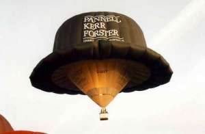 G-OPKF hot air balloon, added to the archive 27 August 2026. Photograph by Bill Teasdale