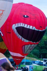 G-OPWR hot air balloon, a Cameron Z-90