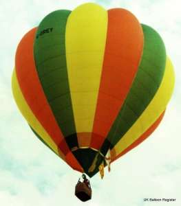 G-OREY hot air balloon, a Cameron O-90, added to the archive 7 September 2026. Photograph by Mel Kirby