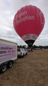 G-ORGN hot air balloon, a Kubicek Factory S.R.O. BB30Z, added to the archive 23 September 2026. Photograph by DolperShay