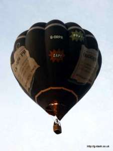 G-ORPR hot air balloon, added to the archive 27 August 2026. Photograph by Pat Whymer