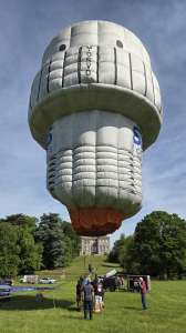 G-OSVO hot air balloon, a Cameron Hopper SERVO-30. Photograph by Dave