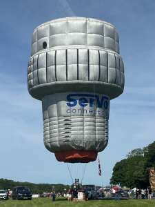G-OSVO hot air balloon, a Cameron Hopper SERVO-30, added to the archive 14 September 2026. Photograph by R0nN1e