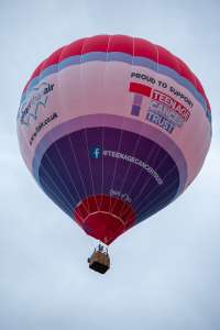 G-OTCT hot air balloon, a Cameron Z-105. Photograph by Dave