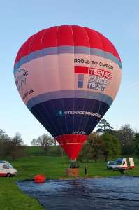 G-OTCT hot air balloon, a Cameron Z-105, added to the archive 7 September 2026. Photograph by James Burrows