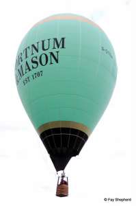G-OTEA hot air balloon, a Balony Kubicek SPOL. S R.O. BB17XR. Photograph by Fay Shepherd