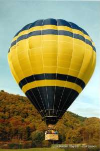 G-OWBC hot air balloon, added to the archive 27 August 2026. Photograph by A Gibson