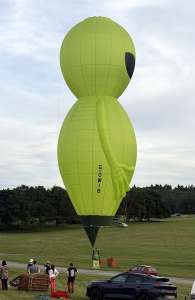 Astrina hot air balloon G-OWIB, a Diamond ALIEN-48 (CHARACTER-1) (alien), added to the archive 7 September 2026. Photograph by G Bann
