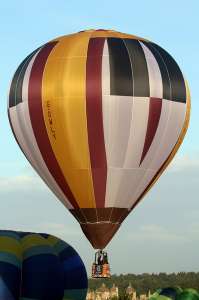 G-OWLY hot air balloon, a Cameron C-70. Photograph by G Bann