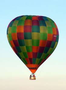 G-OXBC hot air balloon, a Cameron A-140. Photograph by Balloon Spotters Archive