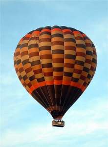 G-OXXL hot air balloon, a Cameron A-300. Photograph by Balloon Spotters Archive
