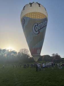 G-OZOE hot air balloon, a Lindstrand Balloons LBL Cornetto, added to the archive 15 September 2026. Photograph by R0nN1e