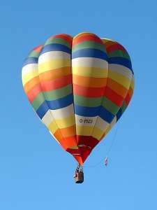 G-PADI hot air balloon, a Cameron V-77, added to the archive 7 September 2026. Photograph by Balloon Spotters Archive