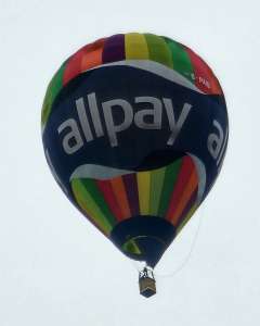 Allpay hot air balloon G-PAID, an Ultramagic M-65C, added to the archive 9 August 2026. Photograph by MSOO