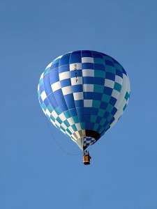 G-PATP hot air balloon, a Lindstrand Balloons LBL 77A. Photograph by Balloon Spotters Archive