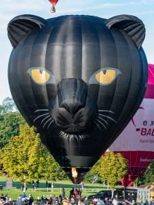 Animals hot air balloon G-PAWW, an Ultramagic M-90