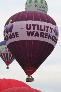 G-PIGZ hot air balloon, a Cameron Z-315. Photograph by G Bann