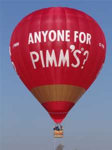 G-PIMM hot air balloon, an Ultramagic M-77. Photograph by UltraMagic Balloons