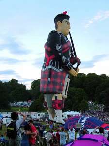 Piper hot air balloon G-PIPY, a Cameron PIPE-105, added to the archive 7 September 2026. Photograph by Balloon Spotters Archive