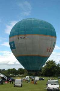G-PLUG hot air balloon, a Thunder AND Colt Colt 105A, added to the archive 7 September 2026. Photograph by Paul Sweatman