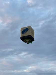 G-PNAD hot air balloon, a Lindstrand HOT AIR Balloons LBL BOX, added to the archive 15 September 2026. Photograph by Cera168_