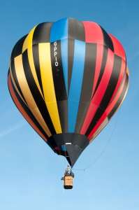 G-PPIO hot air balloon, a Cameron C-90. Photograph by Paul Dopson