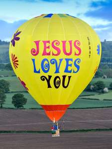 G-PRAY hot air balloon, a Lindstrand Technologies LTL Series 2-60. Photograph by Gareth Bufton