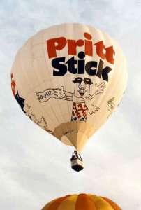 G-PRIT hot air balloon, added to the archive 27 August 2026. Photograph by Bill Teasdale