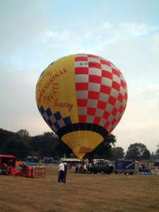 G-PROF hot air balloon, a Lindstrand Balloons LBL 90A. Photograph by Andrew Garrett