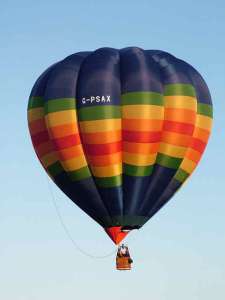 G-PSAX hot air balloon, a Lindstrand Balloons LBL 77B. Photograph by Balloon Spotters Archive
